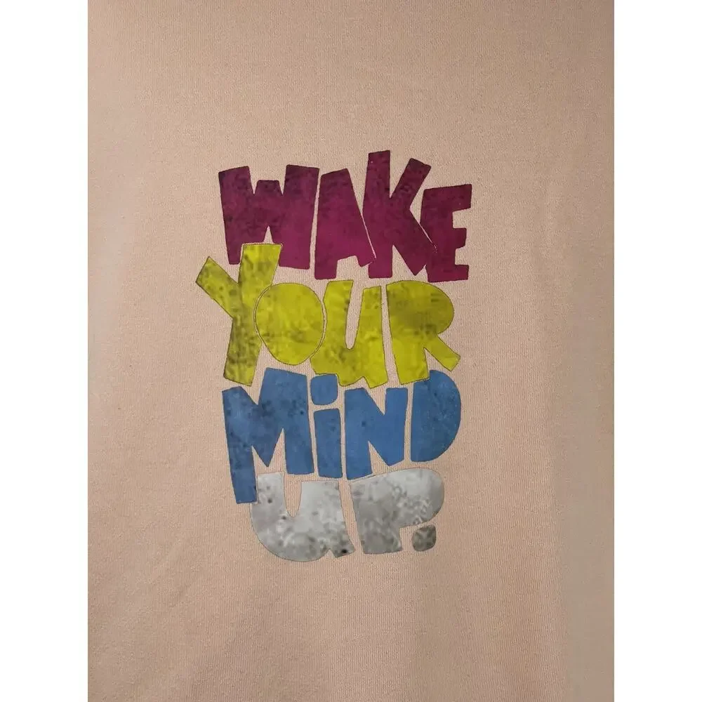 John Dean Shirt Mens 2XL Sweater Pink Sweatshirt Pullover Wake Your Mind Up N155